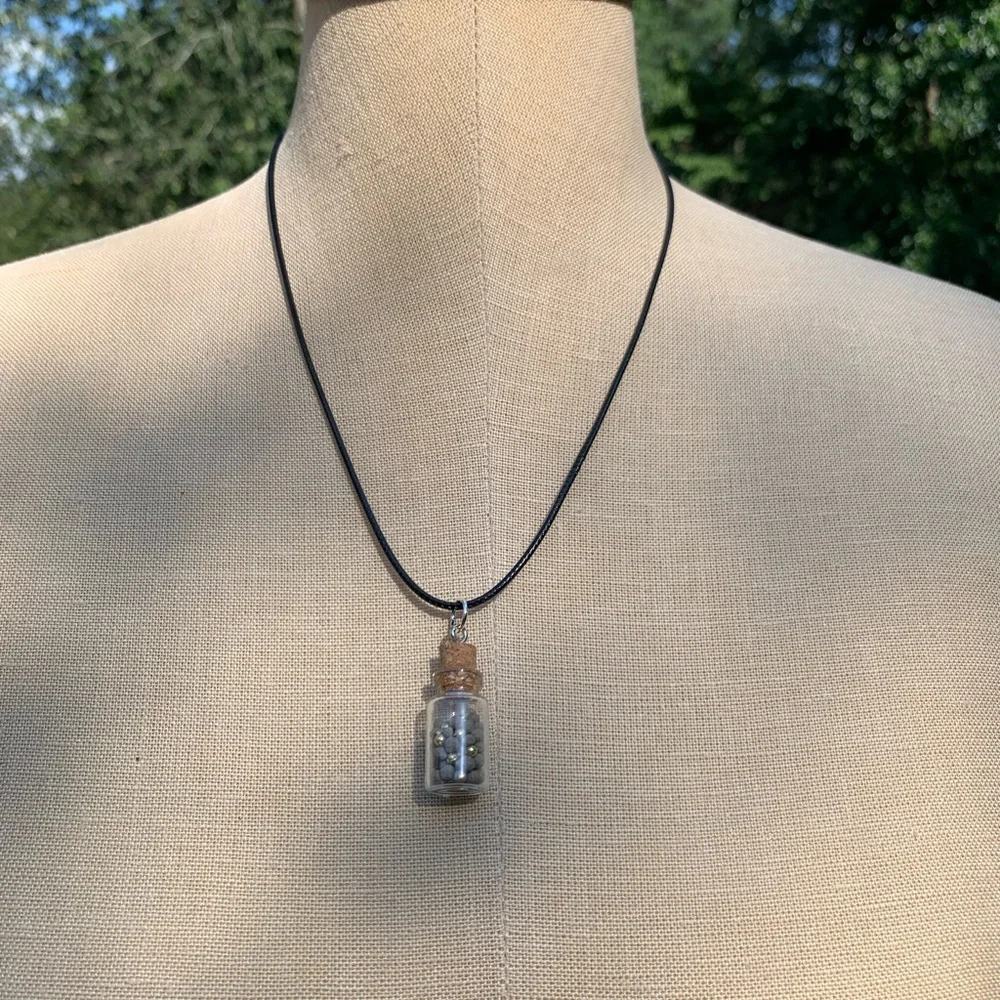 Handmade Bottled Up Emotions Necklace - Picture 7 of 8